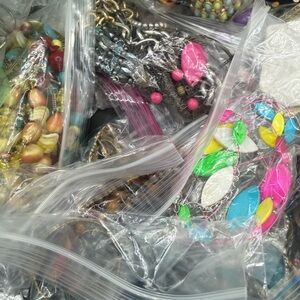 4 lbs Assorted Colorful Costume Jewelry Lot